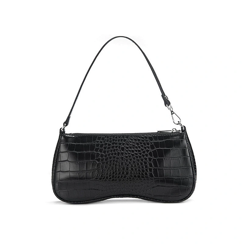 2020 New Fashion Leather Handbags Luxury Crocodile Pattern Underarm Bags Women Single Shoulder Bag