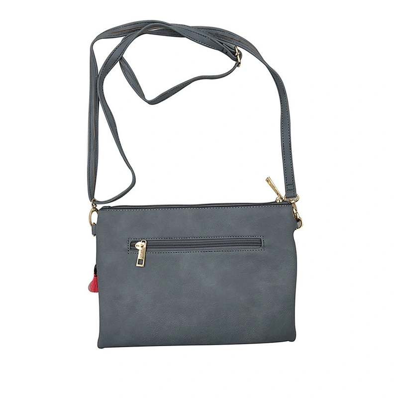 Custom China Ethnic Embroidery PU Leather Crossbody Bag Lady