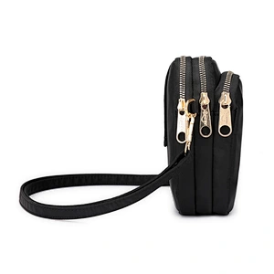 Wholesale Women Waterproof Nylon Material Cross Body Shoulder Bag Cell Phone Wallet Crossbody Bag