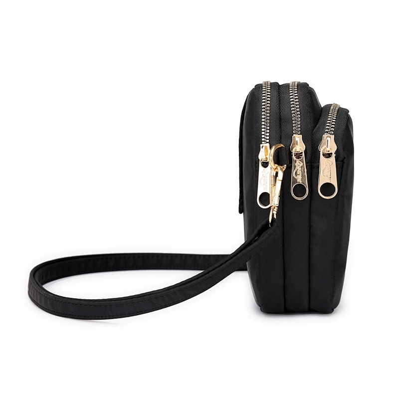 Wholesale Women Waterproof Nylon Material Cross Body Shoulder Bag Cell Phone Wallet Crossbody Bag