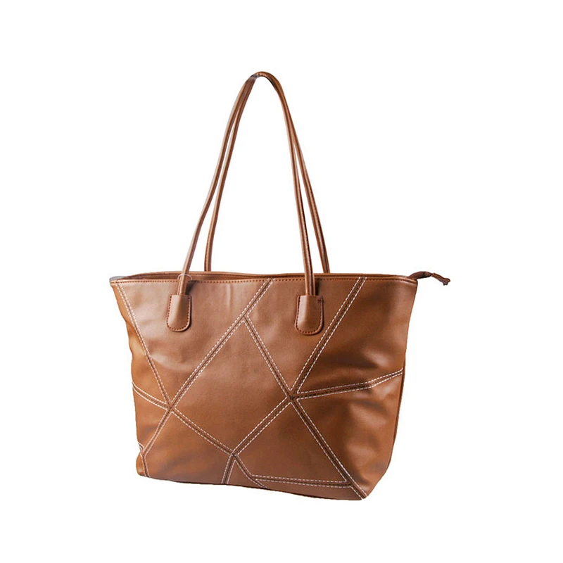 High Quality Polyurethane Women Handbags Wholesale Vintage Design Handbag