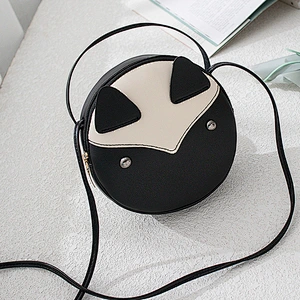 New Korean Style Female Bag Shoulder Messenger Small Round Bag Simple Fashion Personalized Mobile Phone Bag
