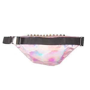 Custom Fashion Rivet Waist Bag Casual PU Leather Fanny Waist Pack