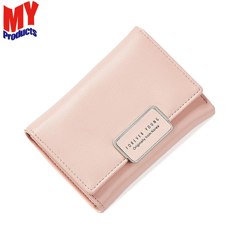 High Quality short Small Women Wallet with zipper