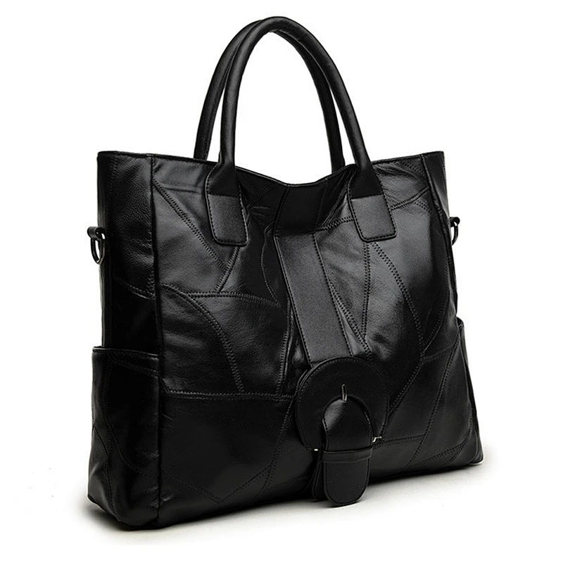 New fashion womens genuine leather tote shoulder bag ladies handbag
