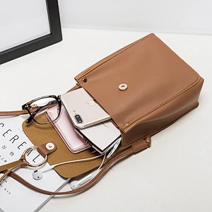 New Women Buckle Casual Small Square Bag Shoulder Messenger Mobile Phone Bag Wholesale Women Hand Bags