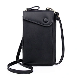 Fashion Retro Ladies Messenger Bag Solid Color Women'S Shoulder Bag Wallet
