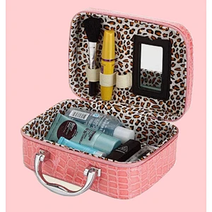 Mirror Stone Grain Portable Makeup Case Beautiful Storage Fashion Customized Logo Woman Cosmetic Box