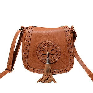 Factory direct China wholesale bohemian style pu leather crossbody bag for women