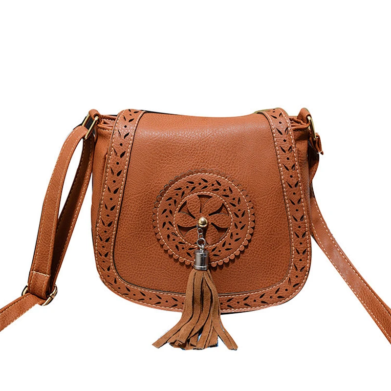 Factory direct China wholesale bohemian style pu leather crossbody bag for women