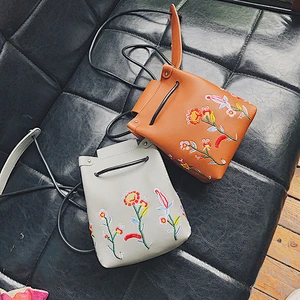 2019 Hot sale new fashion handbags women tote bag pu leather bucket bag