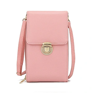 Korean Style Female New Trendy Wild One-Shoulder Messenger Bag Summer Mini Vertical Female Mobile Phone Bag