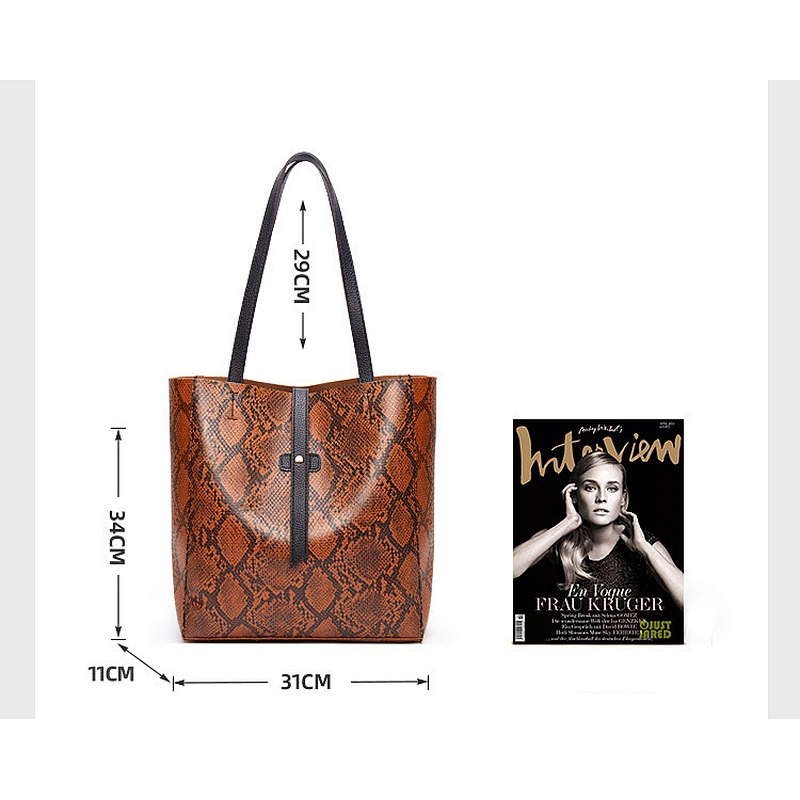 Factory Wholesale Custom Women Handbag Fashion Lady Shoulder Bag Winter Leather Tote Handbag