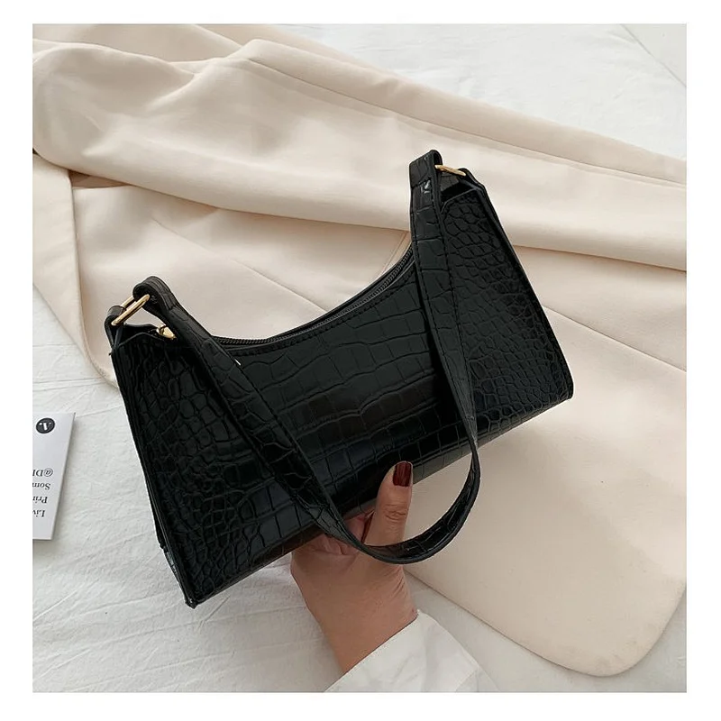 Summer Small Fresh Bag Female 2020 Popular New Trend Purple Underarm Wild Fashion One-Shoulder Bag
