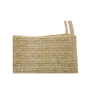 New summer fashion ladies simple handbag paper straw beach shoulder bag