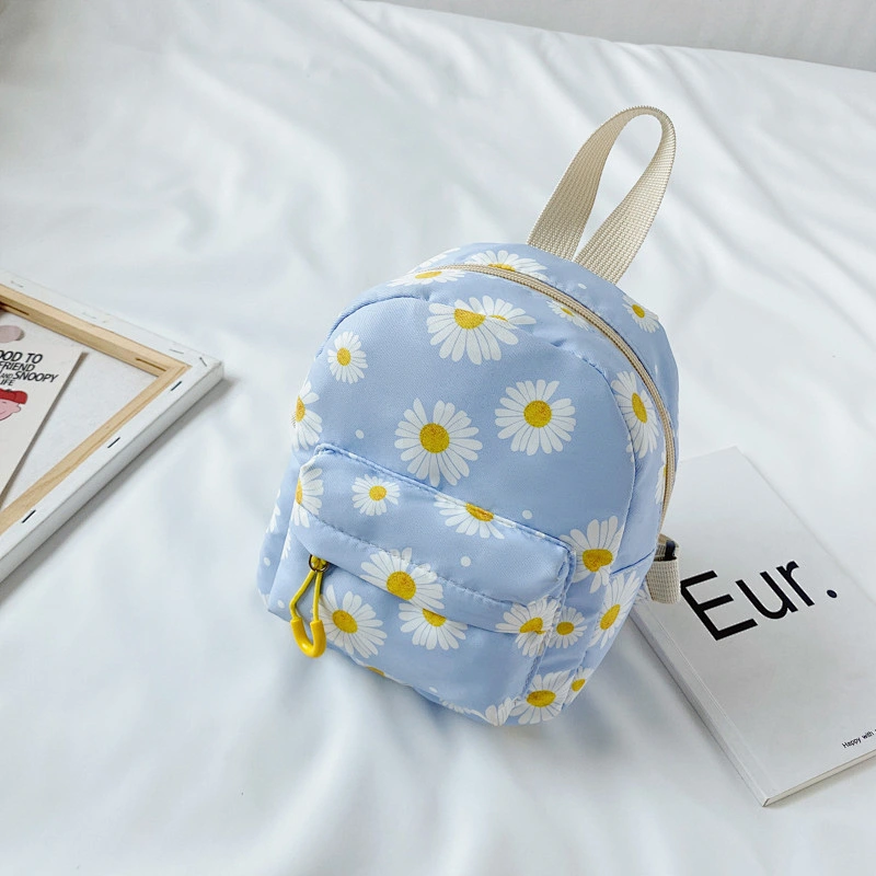2020 New Korean Girl Bag Children'S Backpacks Fashion Nylon Little Daisy Cute Mini Backpack