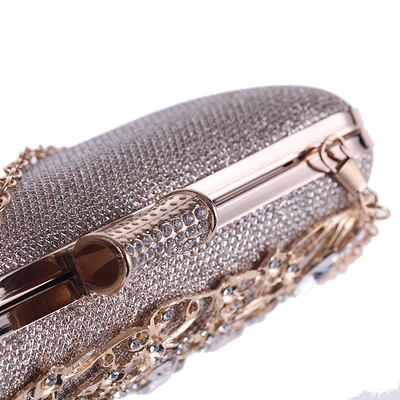 Chi Belle embroidery beaded black woman vintage evening clutch bag wedding custom purse