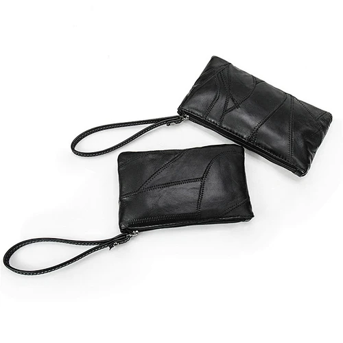 Custom high quality fashion long wallets genuine leather women card wallet