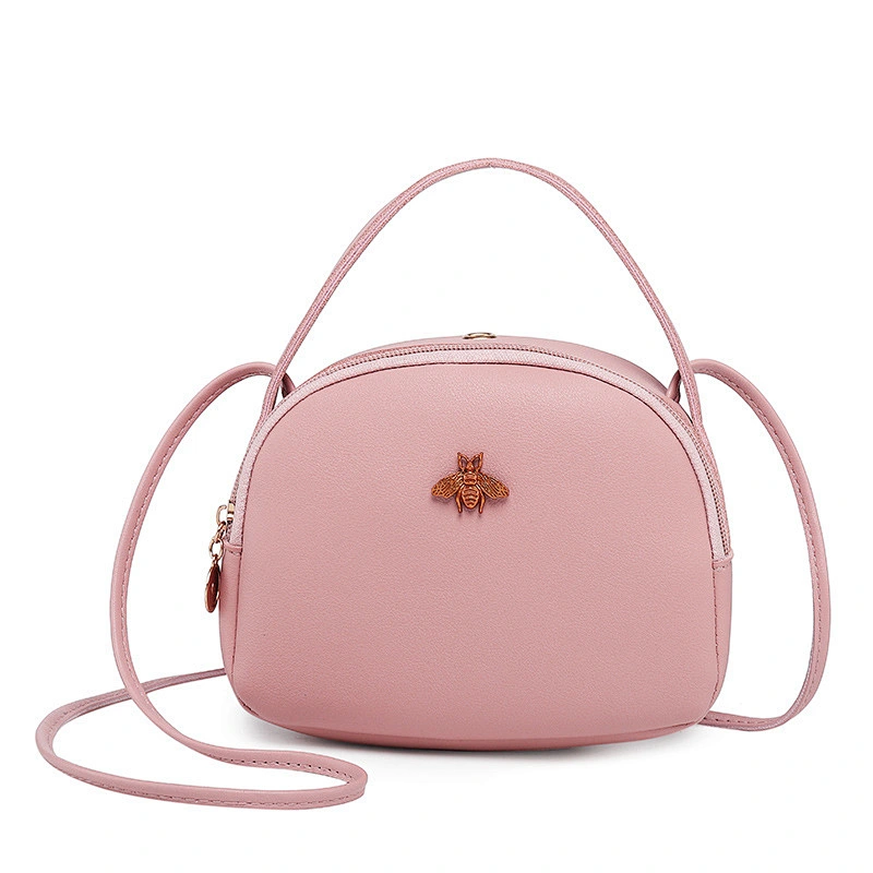 wholesale cheap price cute pink handbags ladies fashion pu bags for shopping and travel