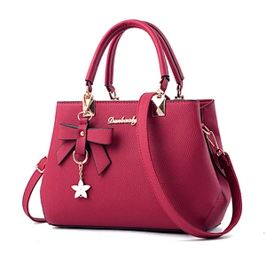 low price shoulder luxury lady fashion leather handbag