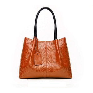 2020 Hot Sale Fashion Ladies Handbag Womens Black Genuine Leather Large Tote Bag