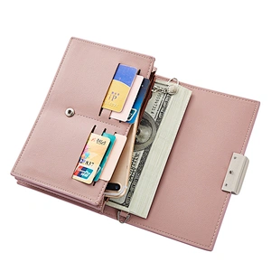 Latest design leather wallet genuine leather women small coin purse wholesale
