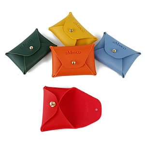Leather Coin Purse Jewelry Packaging Storage Box Fashion Purse Mini Coin Purse Wallet