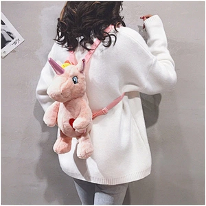 School Children'S Travel Big Backpack Bags Pack Children New Arrival Quality 3D Unicorn Design Popular Back Bag