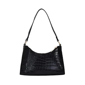 Women Handbag Retro Vintage Small Triangle Square Bags Leather Shoulder Bag Solid Color Tote Bag