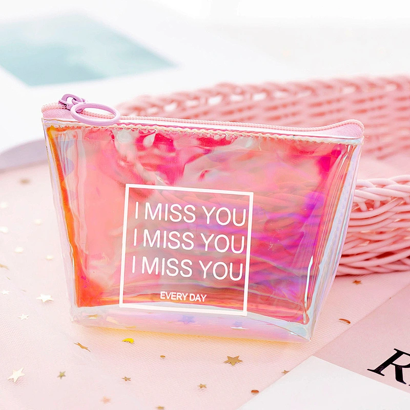 Fashion creative laser coin purse mini colorful girl coin purse coin purse