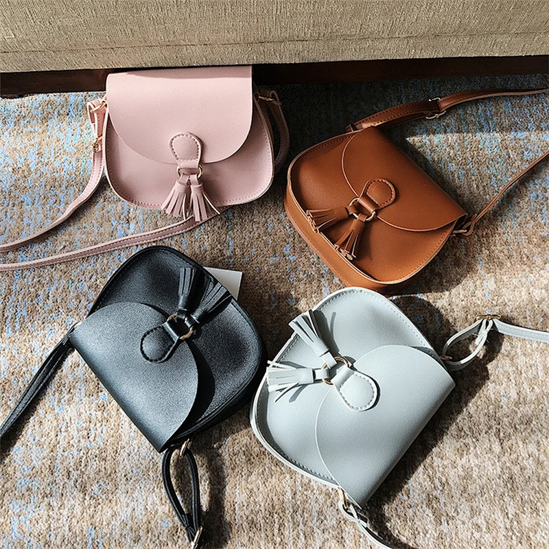 New Fashion Girls Cute Kids Sling Bags Ladies PU Leather Crossbody Shoulder Bag