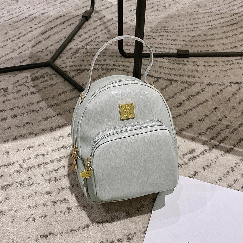Mini Women's shoulder bag Ladies Handbags PU Leather Candy Colors Popular Shape Girls Crossbody Bag Daypack