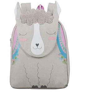 Custom Logo Schoolbag Children Cute Cartoon Alpaca Design Custom Oxford School Backpack Wholesale