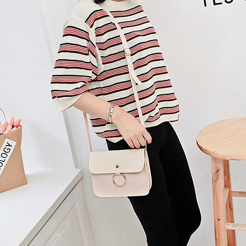 Small Female Lady Sling Handbags Soft Crossbody Bags For Women