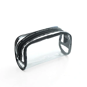 High quality Transparent Makeup Organizers Travel Bag Clear PVC Cosmetic Bag