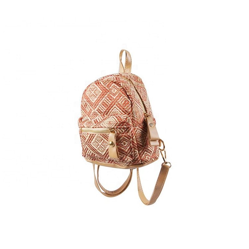 2019 New Style Lower Price Custom Polyester PU Fashionable School Bag Backpack Leisure