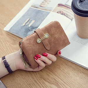 2019 Hot Selling Custom Mini Fashionable PU Wallet Hand Purse For Women