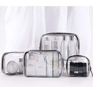 Pvc Cosmetic Bag Transparent Waterproof 2020 New Large-Capacity Portable Travel Separate Packaging Wash Storage Bag