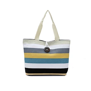 Plain Canvas Bag Shoulder Reusable Shopping Bag