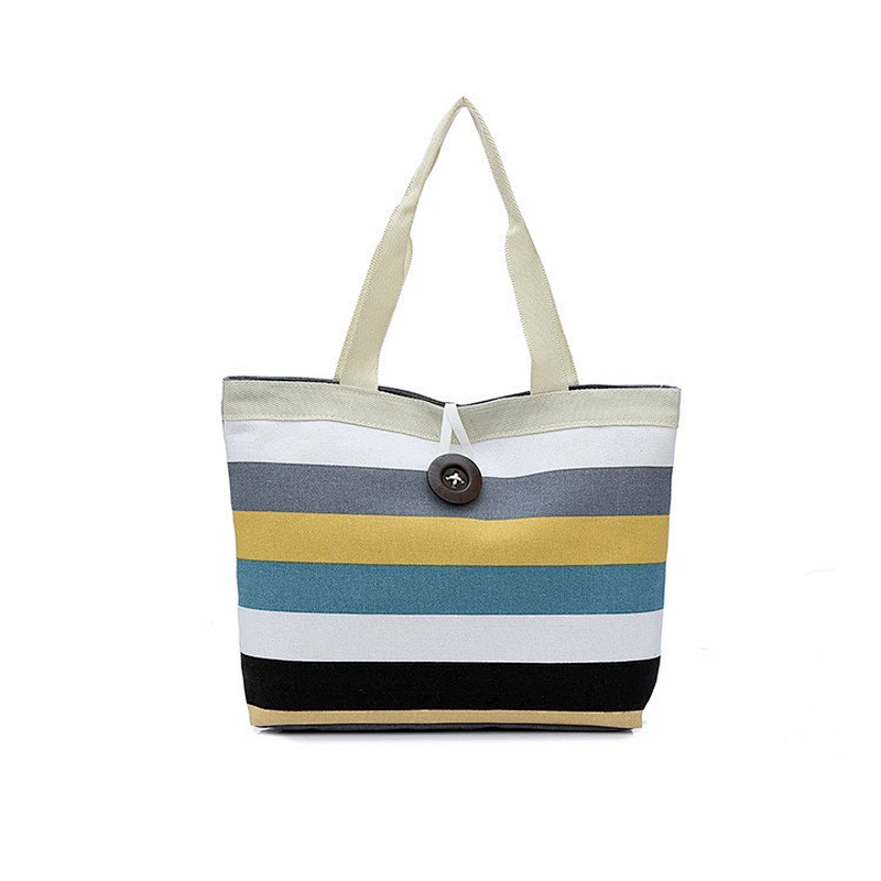 Plain Canvas Bag Shoulder Reusable Shopping Bag