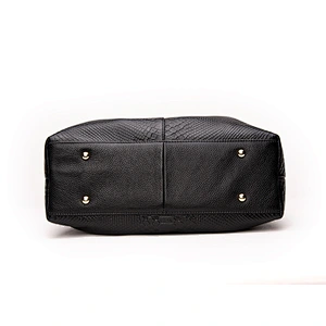 2020 Hot Sale Fashion Ladies Handbag Womens Black Genuine Leather Large Tote Bag