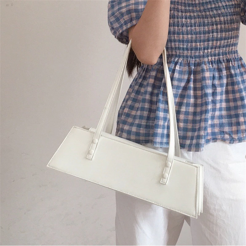 2020 New Trend Designer White Organ Underarm Bag Retro Wild Large Capacity One-Shoulder Bag For Female