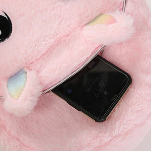 2020 Unicorn Plush Cartoon School Bag Animal Soft Stuffed Plush Backpack Bag For Children Toy