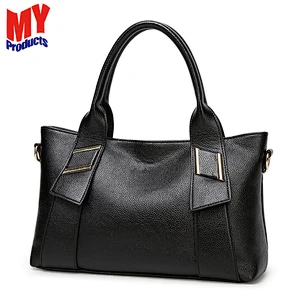 2019 Fashion Contrast Color Combination Bag Women PU Leather Handbag For Travel