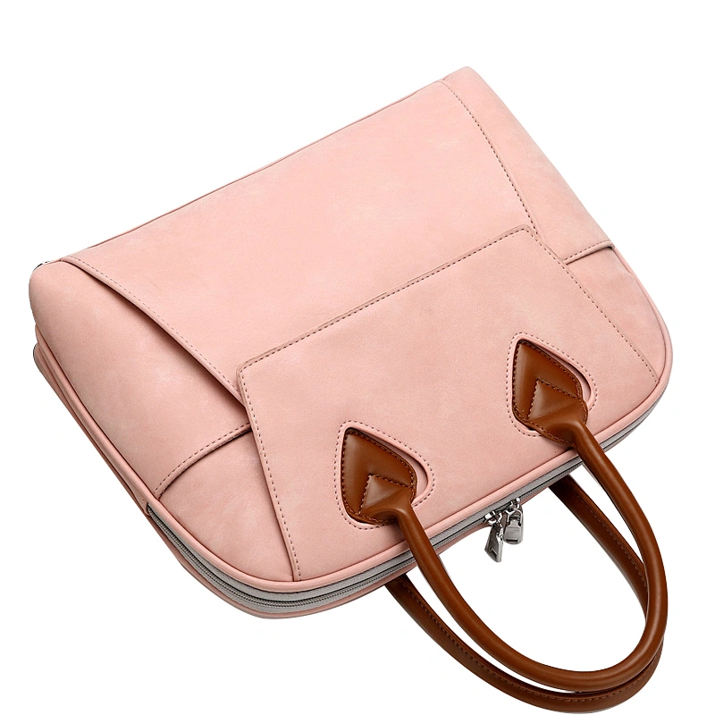 2020 Hot sale business women tote handbag pu leather laptop bag briefcase