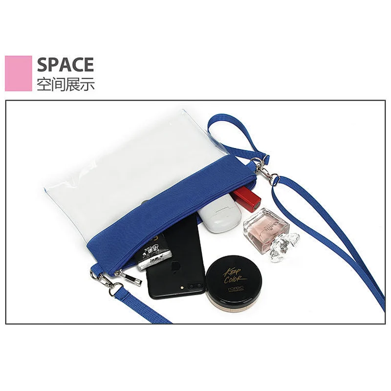 Transparent Clear Crossbody Bags Tote Women Shoulder Messenger Clutch Bag