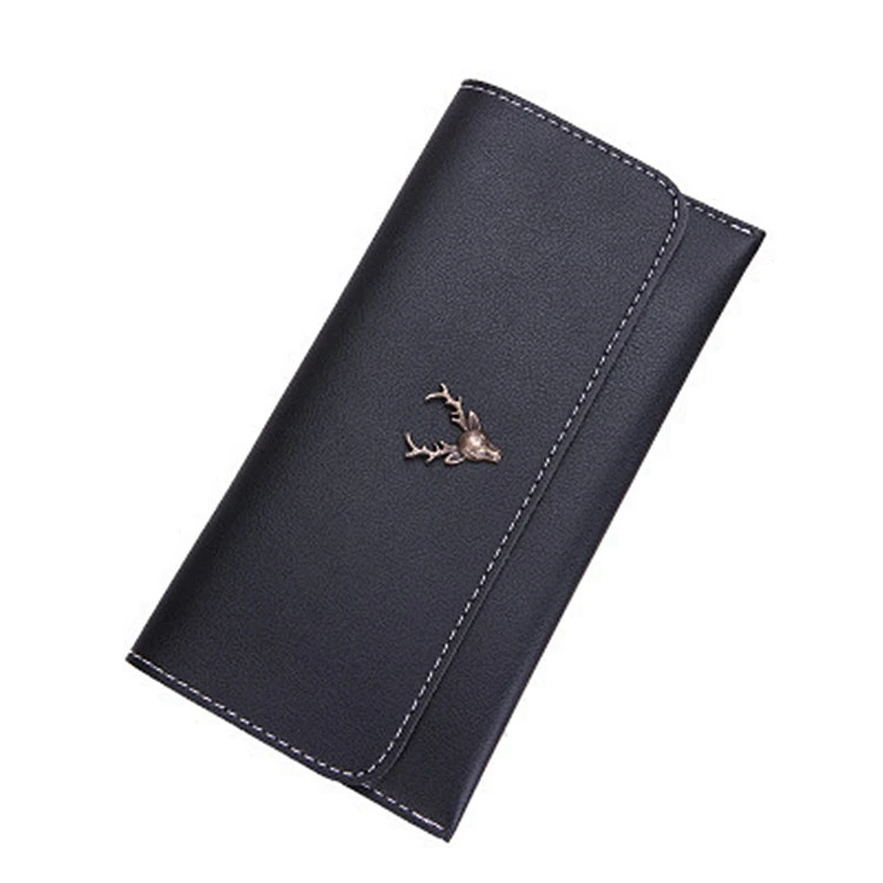 Promotional Waterproof Long Card Wallet PU Leather Girls Tote Wallet
