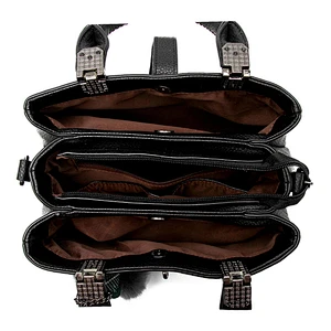 Genuine Leather Tote Bag Crossbody Shoulder Bag Handbag