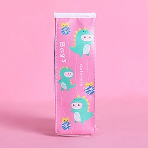 Creative Milk Pencil Case Student Small Fresh Dinosaur Pencil Case Multifunction Portable Pencil Case