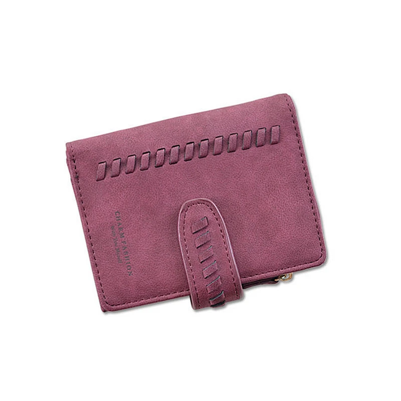 2020 New Fashion Mini Lovely Purse Ladies Short Leather Card Holder Wallets